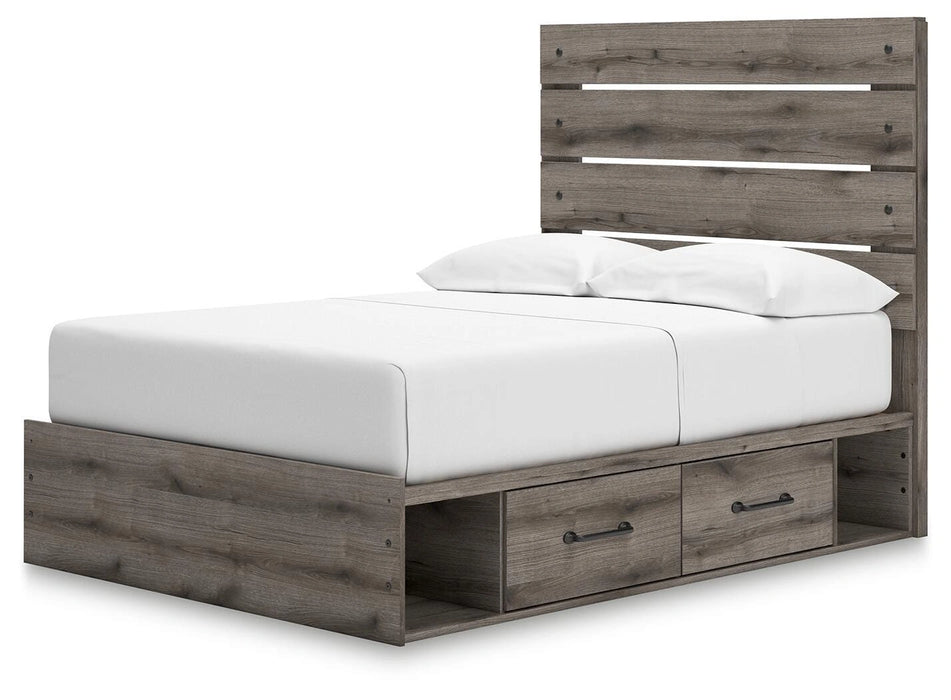 Graystorm Bed with Storage