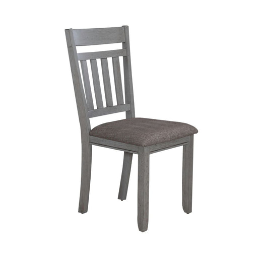 Liberty Furniture Newport Splat Back Side Chair (Set of 2) in Smokey Grey image
