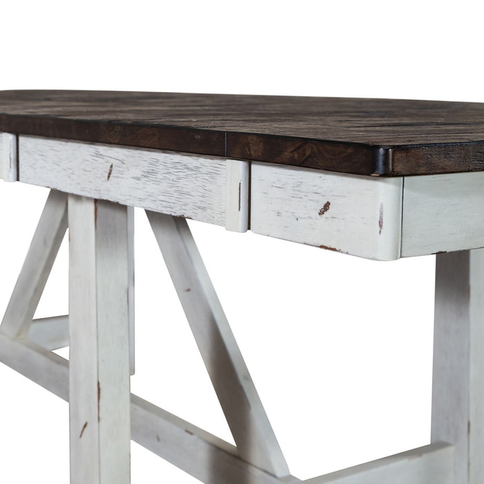 Farmhouse Trestle Table in White