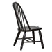 Treasures Bow Back Side Chair - Black image