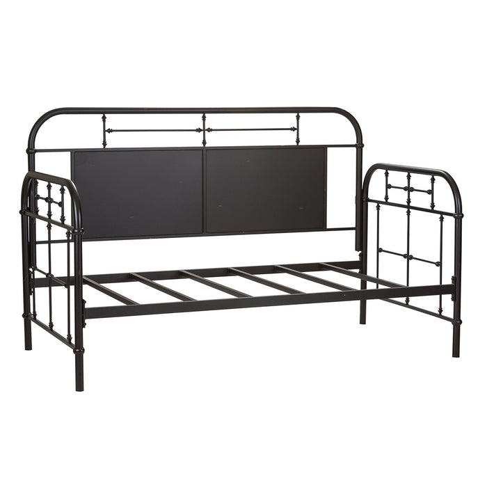 Vintage Series Twin Metal Bed in Black