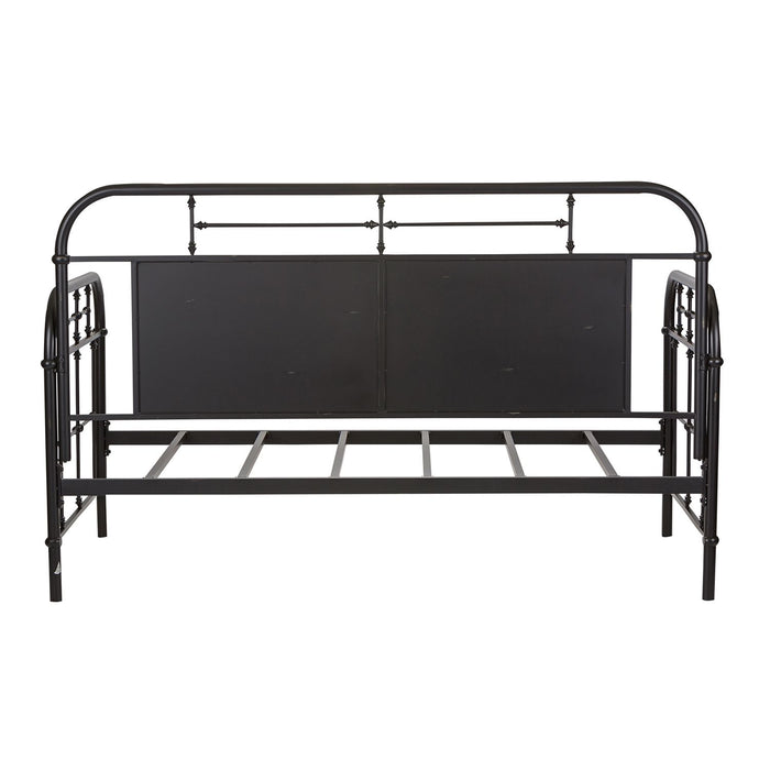 Vintage Series Twin Metal Bed in Black