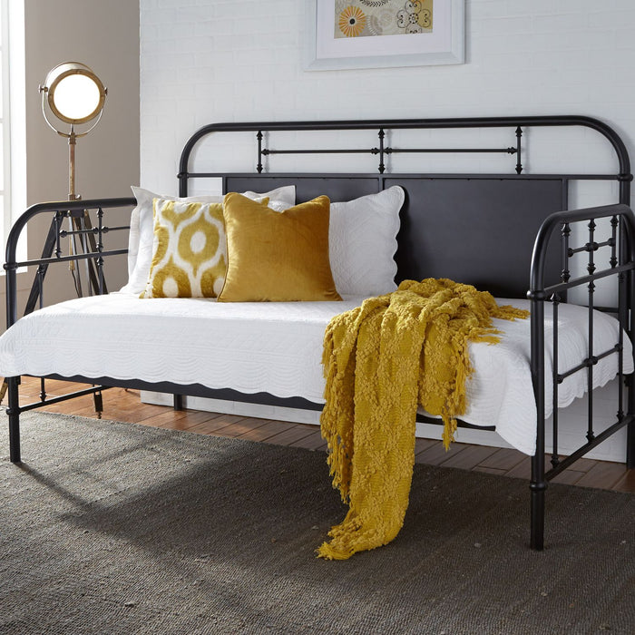 Vintage Series Twin Metal Bed in Black image
