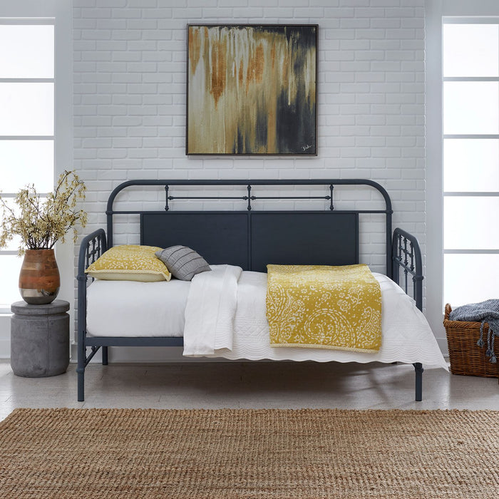 Vintage Series Twin Metal Bed in Navy image