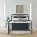 Vintage Series Queen Metal Bed in Navy image