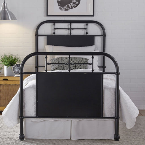 Vintage Series Full Metal Bed in Black image