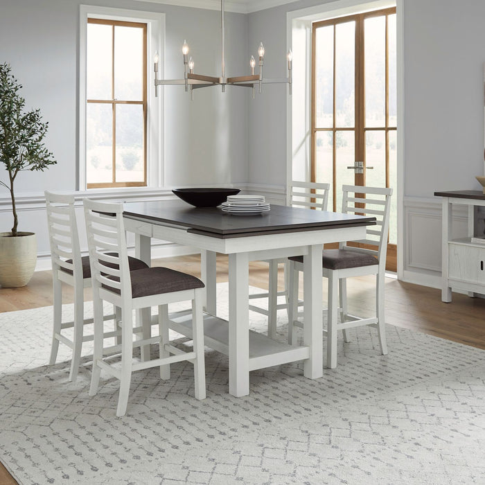 Brook Bay 5 Piece Gathering Trestle Table image