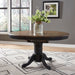 Liberty Furniture Carolina Crossing Oval Pedestal Table in Black image