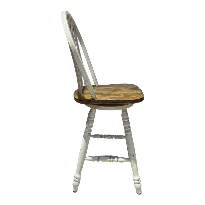 Carolina Crossing Windsor Swivel Counter Chair - White