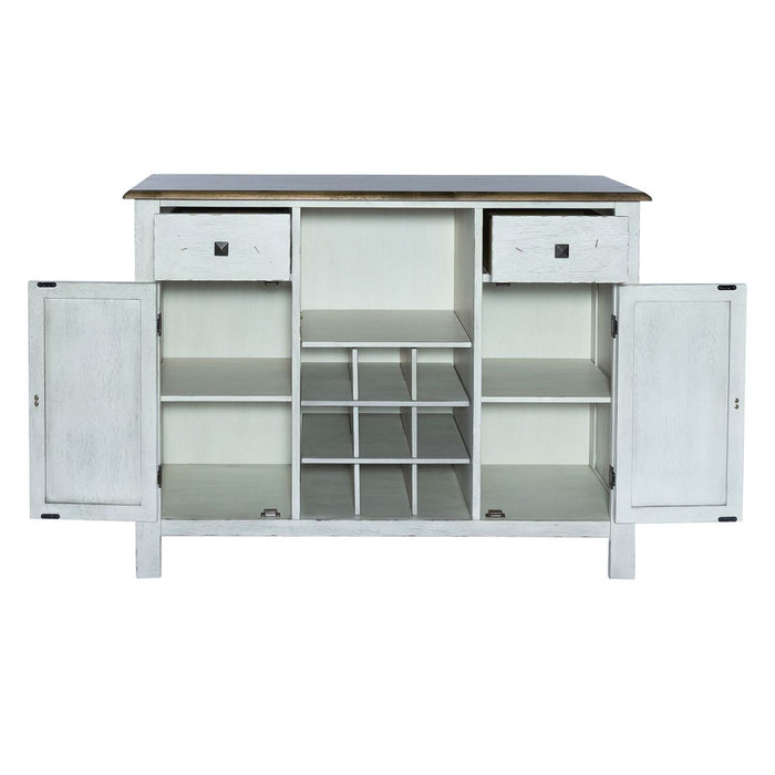 Liberty Furniture Carolina Crossing Server in White