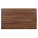 Space Saver Rectangular Leg Table in Satin Walnut image