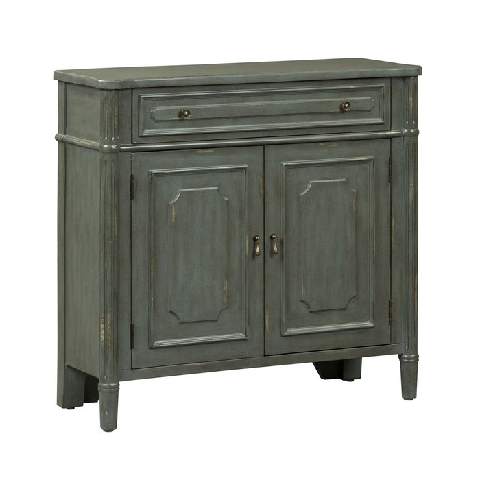 Liberty Furniture Madison Park 1 Drawer 2 Door Accent Cabinet in Gray