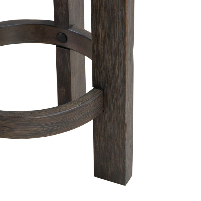 Lennox Hill Uph Swivel Console Stool