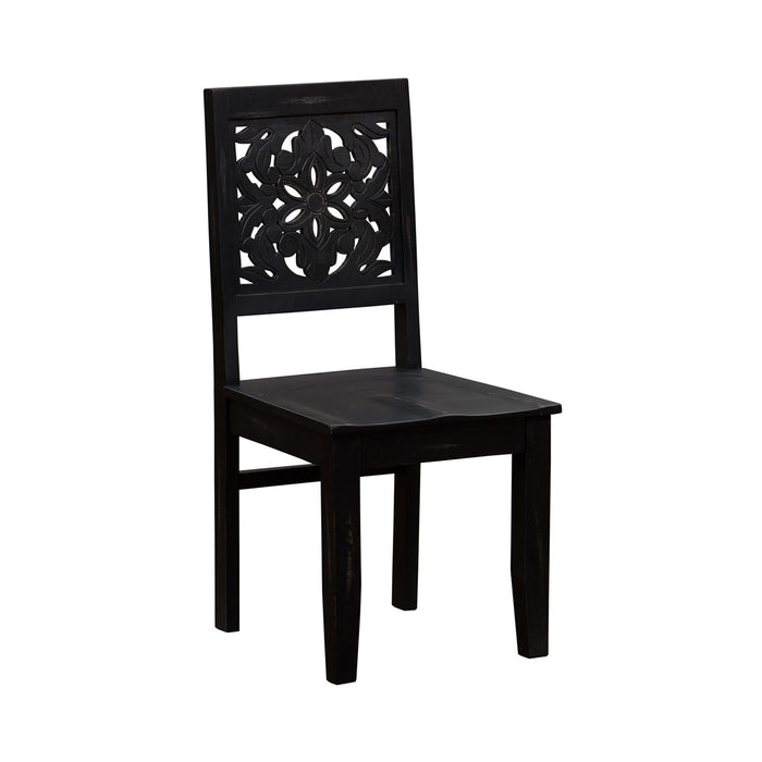Trellis Lane Accent Chair in Black EST SHIP TIME APPX 4 WEEKS