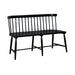Liberty Furniture Capeside Cottage Spindle Back Dining Bench in Royal Black image
