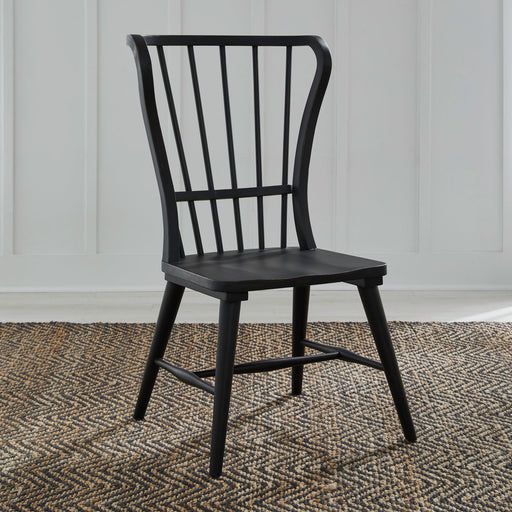 River Place Windsor Back Side Chair - Black (RTA) image