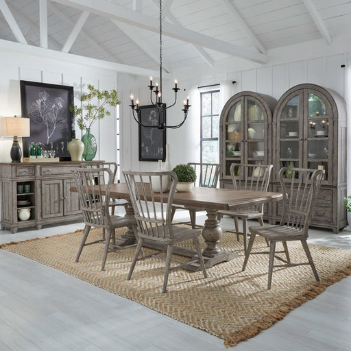River Place 7 Piece Trestle Table Set image