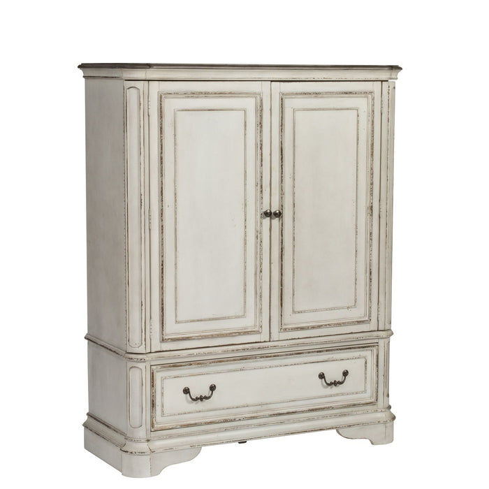 Magnolia Manor Door Chest in Antique White