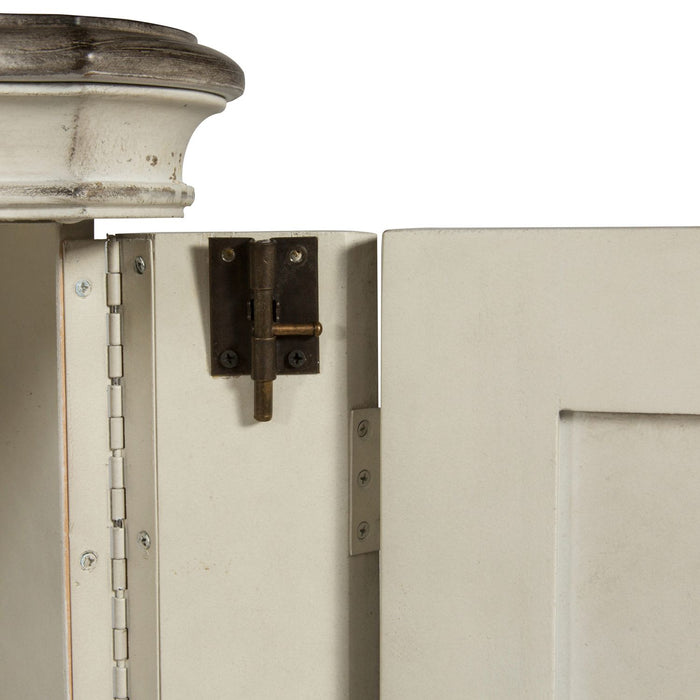 Magnolia Manor Door Chest in Antique White