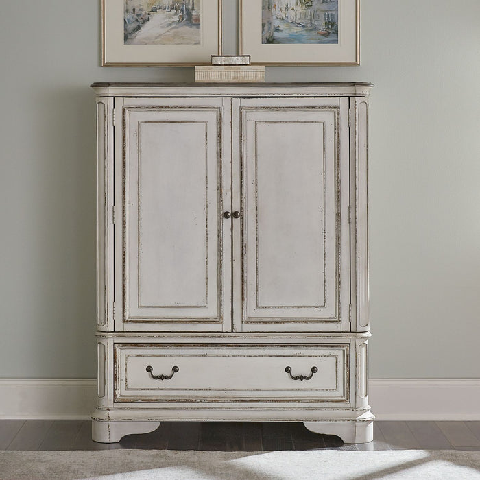 Magnolia Manor Door Chest in Antique White image