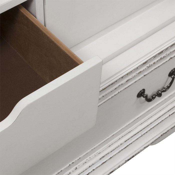 Liberty Magnolia Manor Armoire in Antique White/B