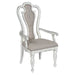 Liberty Furniture Magnolia Manor Upholstered Splat Back Arm Chair in Antique White (Set of 2) image