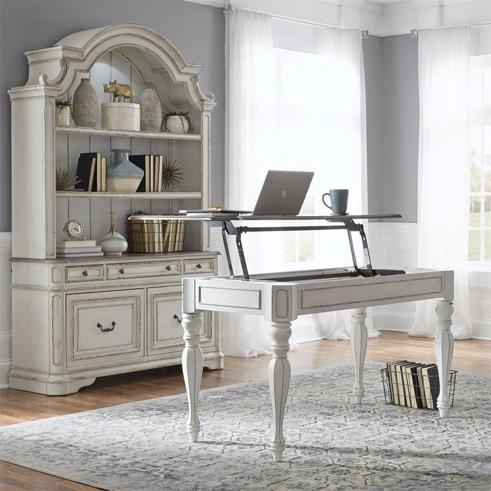 Liberty Magnolia Manor Lift Top Writing Desk in Antique White