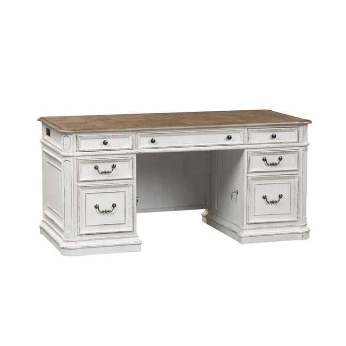 Magnolia Manor Credenza & Hutch