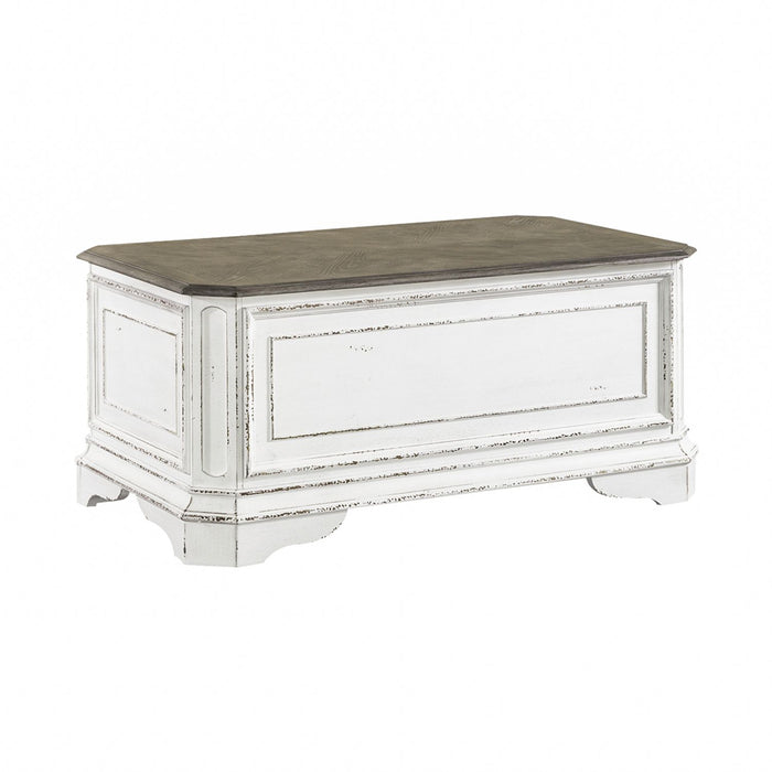 Magnolia Manor Storage Trunk in Antique White image