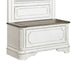 Liberty Furniture Magnolia Manor Hall Tree Base in Antique White & Weathered Bark image