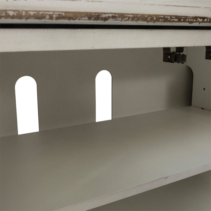 Liberty Magnolia Manor Entertainment TV Stand in Antique White