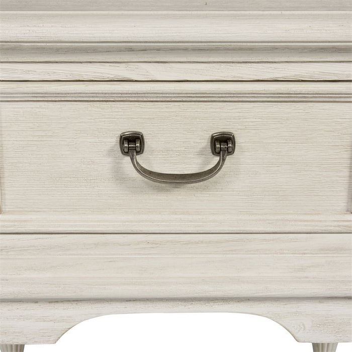Liberty Funiture Bayside Leg Nightstand in Antique White