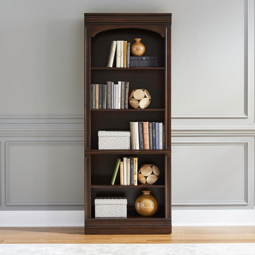 Brayton Manor Jr Executive Open Bookcase in Cognac image