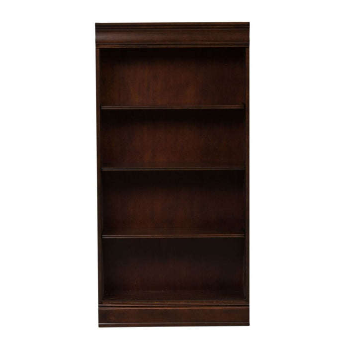 Liberty Furniture Brayton Manor Jr Executive 82 Inch Bookcase (RTA) in Cognac image
