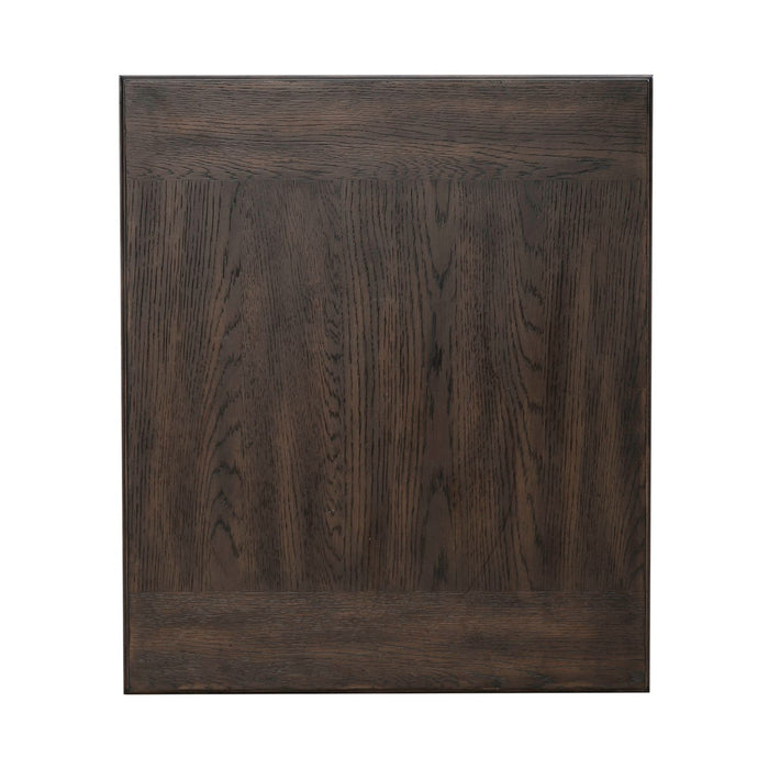 Paradise Valley Rectangular End Table in Saddle Brown