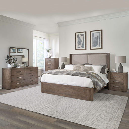 South Bend Queen Shelter Bed, Dresser & Mirror, Chest, Night Stand image