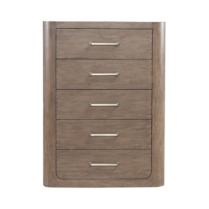 South Bend 5 Drawer Chest in Burnished Clay
