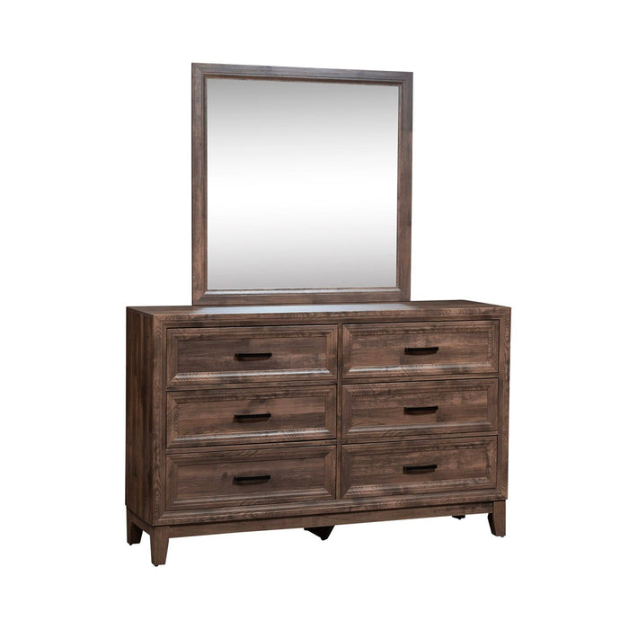 Ridgecrest Queen Panel Bed, Dresser & Mirror, Chest
