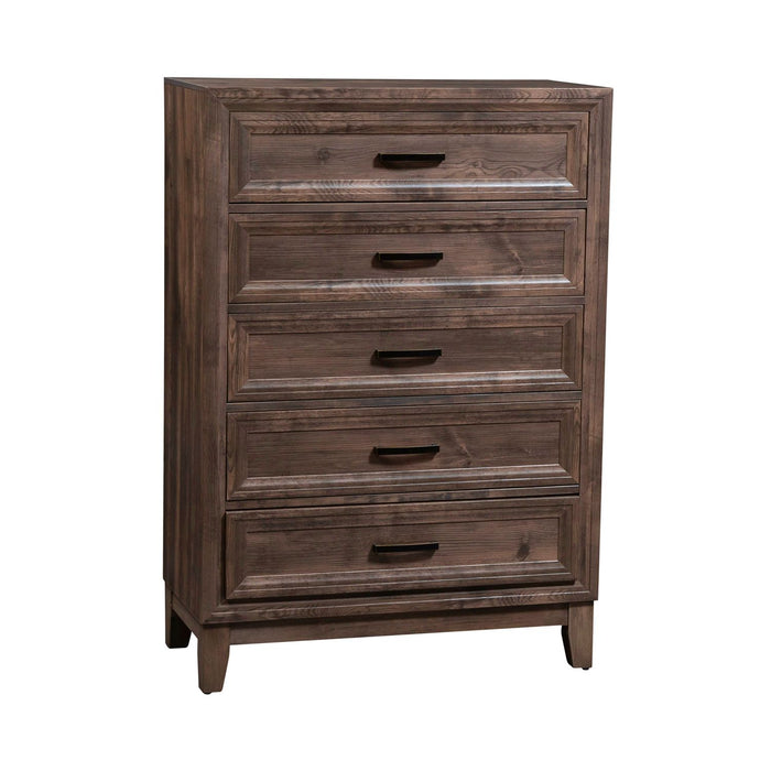 Ridgecrest Queen Panel Bed, Dresser & Mirror, Chest