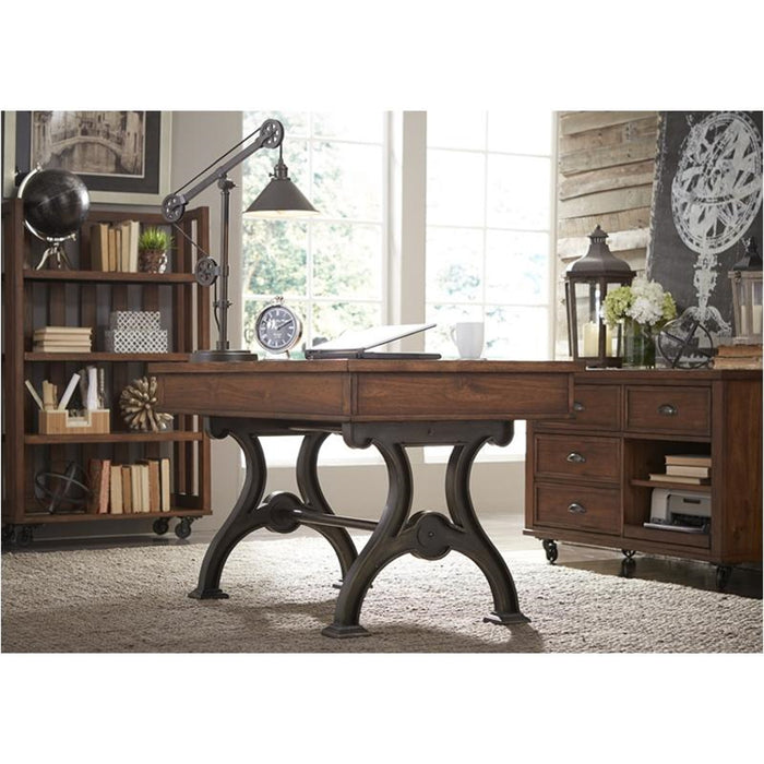 Liberty Arlington House Writing Desk in Cobblestone Brown