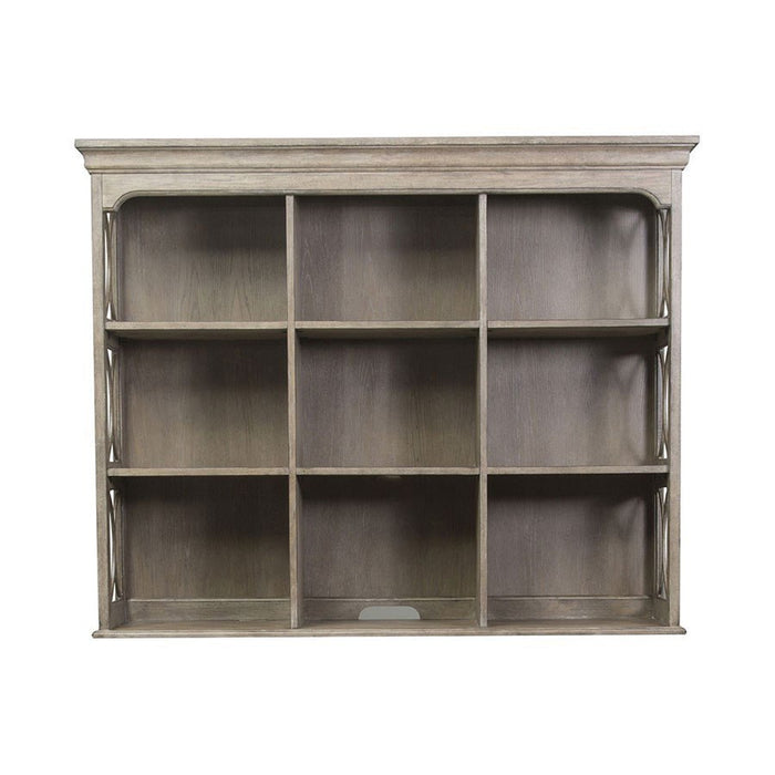 Liberty Simply Elegant Credenza with Hutch in Heathered Taupe