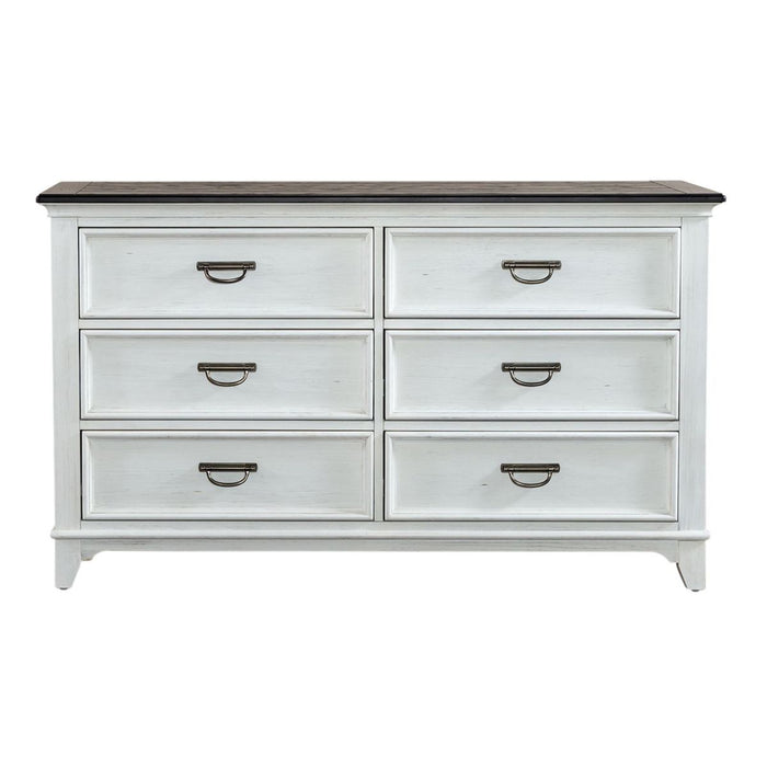 Liberty Furniture Allyson Park Drawer Dresser in White image
