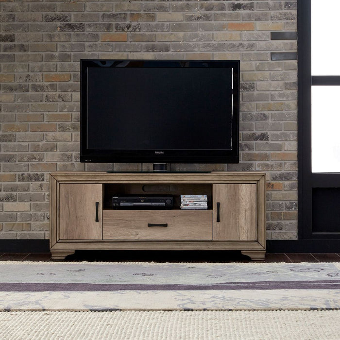 Liberty Furniture Sun Valley 60 Inch TV Console in Sandstone
