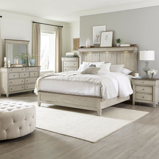 Ivy Hollow Queen Mantle Bed, Dresser & Mirror, Chest, Night Stand image