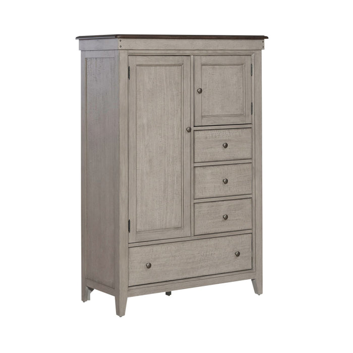 Ivy Hollow Door Chest in Weathered Linen