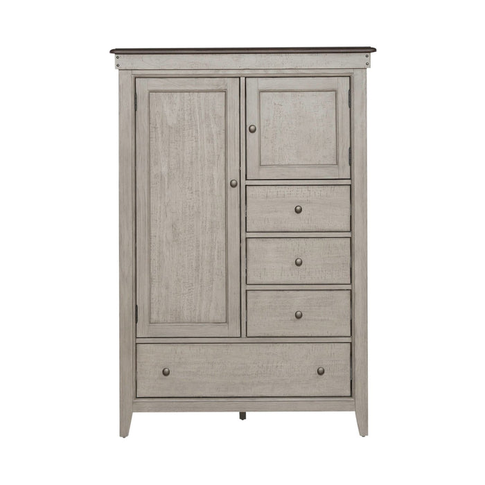 Ivy Hollow Door Chest in Weathered Linen
