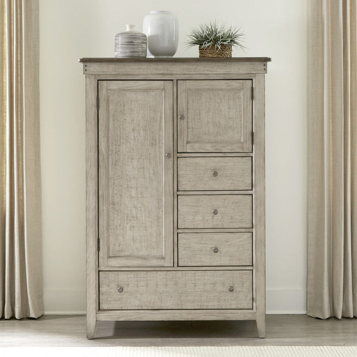 Ivy Hollow Door Chest in Weathered Linen image