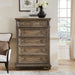 Carlisle Court 5 Drawer Chest in Chestnut with Dusty Wax image