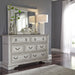 Abbey Park King California Panel Bed, Dresser & Mirror, Chest image