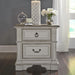 Abbey Park Drawer Nightstand in Antique White image